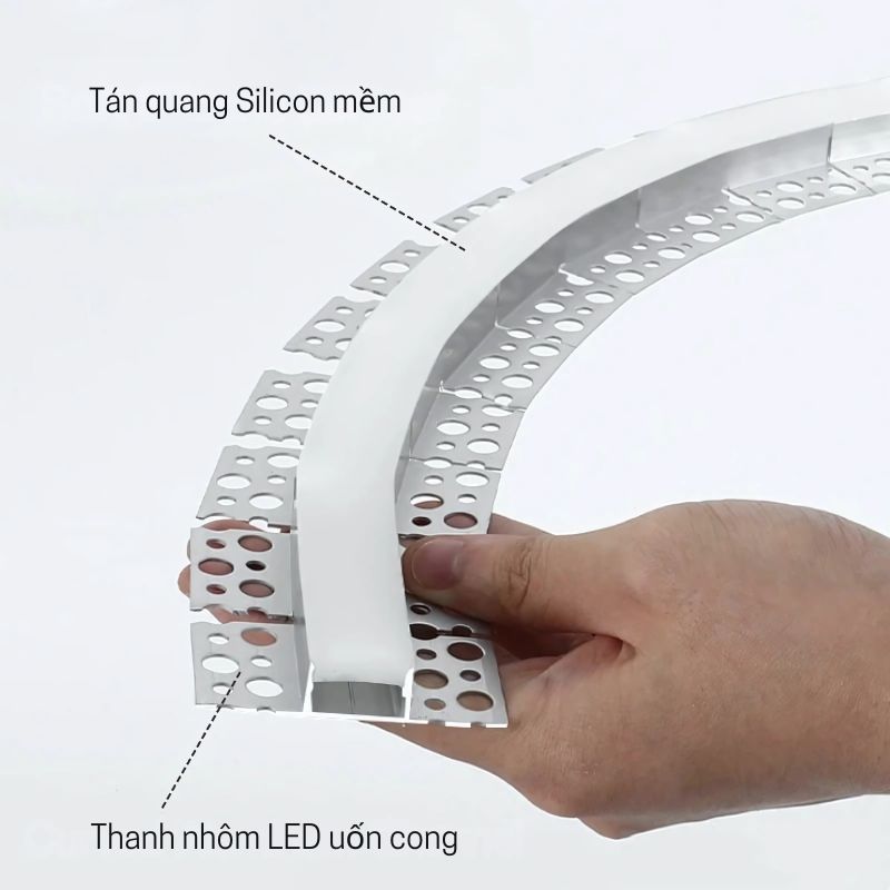 Thanh Nhôm profile Giấu Viền